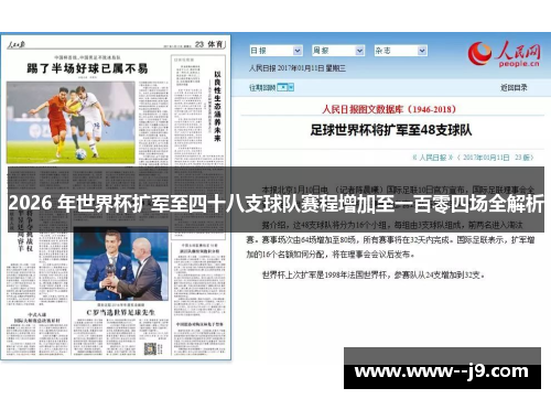 2026 年世界杯扩军至四十八支球队赛程增加至一百零四场全解析